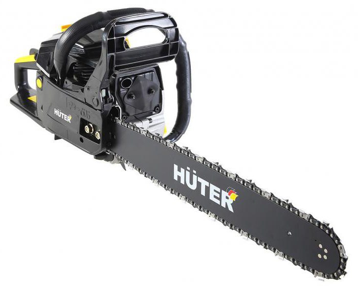 Chainsaw Huter BS-52 : 소유자 리뷰, 사양 및 기능