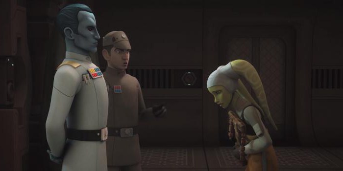 제국 대장 (Thrawn) 제독은 제국군의 새로운 지도자이다.